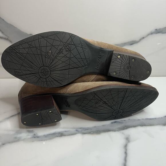 Bussola Women's Tan Suede Alameda Annie Boot Sz 41 Sz 10 Western Boho Festival - Picture 7 of 7